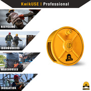 KwikSafety TIKO Tie Wire Reel Ironworker Lightweight Rebar Tie Reel Aluminum Tool W/ Belt Loop Holder for Quick Draw Rebar | Model No.: KS7770 - KwikSafety