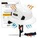 KwikSafety TORTOISE SHELL Hard Hat (16 COOLING VENTS + FREE Extra Headband & Earplugs) Type 1 Class C ANSI Tested OSHA Compliant - Model No.: KS1602 - KwikSafety