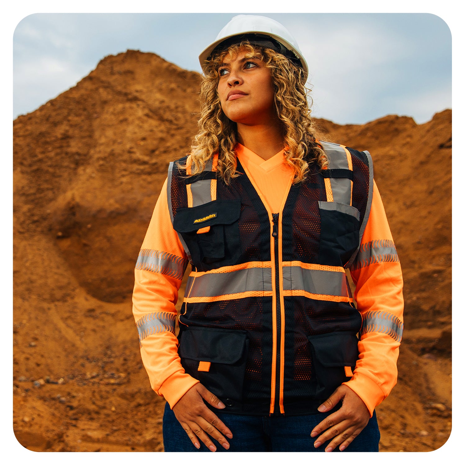 Multi Color Safety Vests KwikSafety