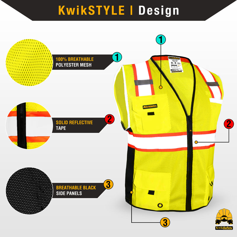 KwikSafety | Big Kahuna Safety Vest | Design
