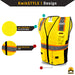 KwikSafety GRAND KAHUNA | ANSI Class 2 Premium Safety Vest - Model No.: KS3306 - KwikSafety