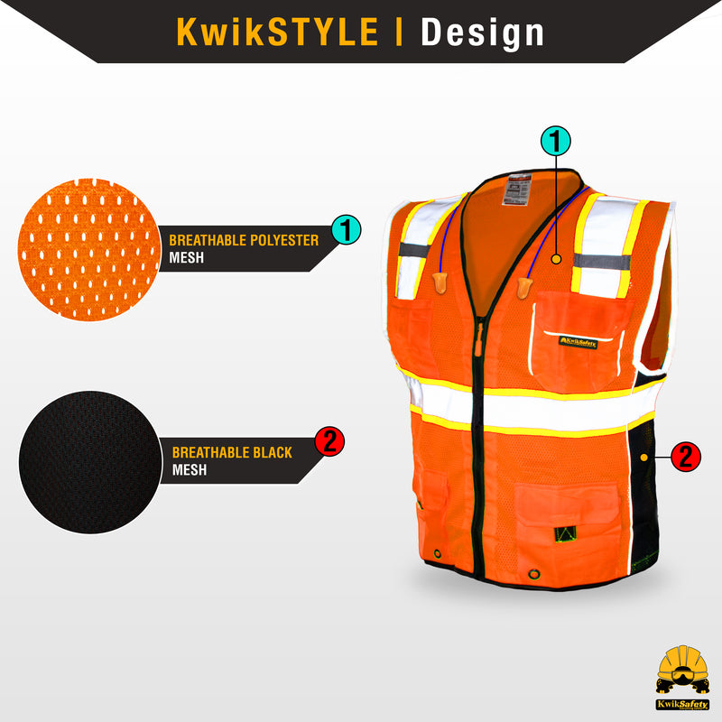 KwikSafety | Classic Safety Vest | Design