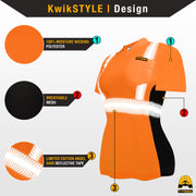 KwikSafety | Vixen Short Sleeve Safety Shirt | Design