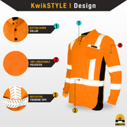KwikSafety | Estimator Long Sleeve Safety Shirt | Design
