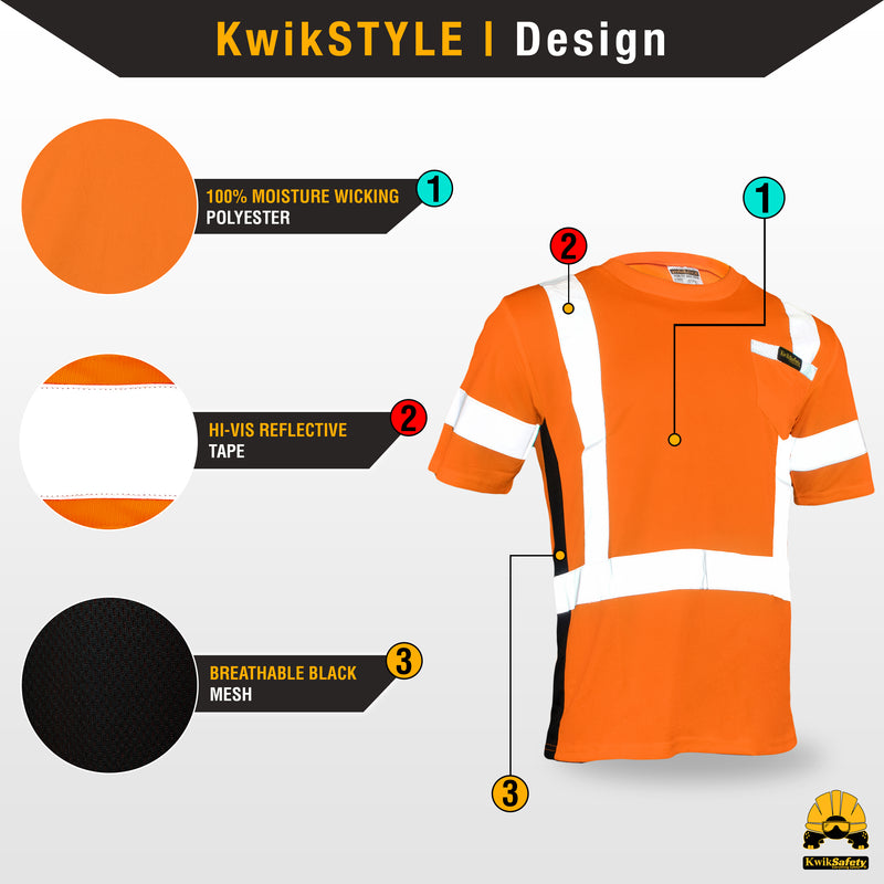 KwikSafety | Operator Short Sleeve Safety Shirt | Design