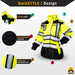 KwikSafety BOMBSHELL Safety Bomber Jacket for Women Class 3 ANSI OSHA Reflective Fleece Hi Viz - Yellow - Model No.: KS5523 - KwikSafety