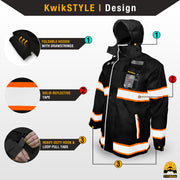 KwikSafety | Torrent Hi Vis Rain Jacket| Design