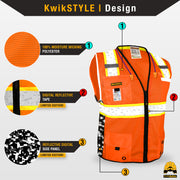 KwikSafety | Big Kahuna Digital Safety Vest | Design