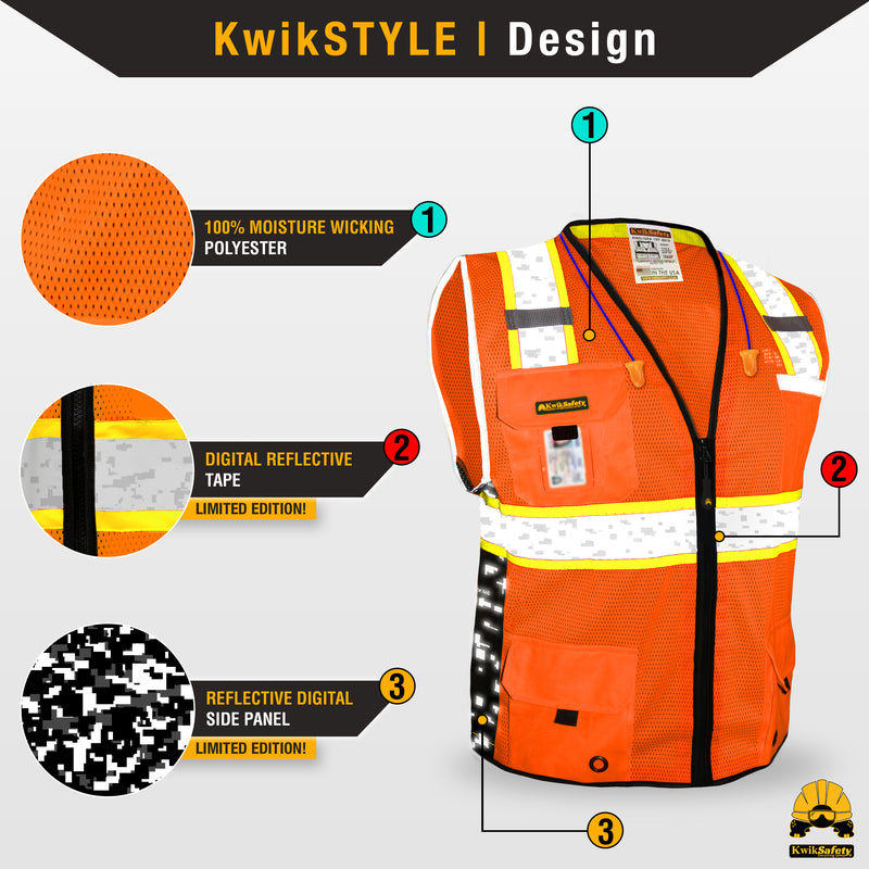 KwikSafety | Big Kahuna Digital Safety Vest | Design