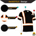 KwikSafety RENAISSANCE MAN Safety Shirt (FISHBONE TAPE) Short Sleeve Hi Vis Reflective PPE - Model No.: KS4401BLK - KwikSafety