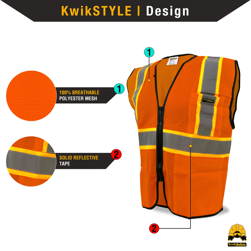 KwikSafety | Hot Shot Safety Vest | Design