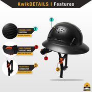 KwikSafety | Carbon Hard Hat| Product Features