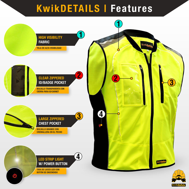 KwikSafety | Moto Safety Vest | Product Features