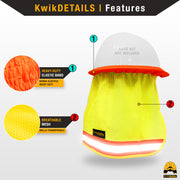 KwikSafety | Vader Hard Hat Sun Shade | Product Features