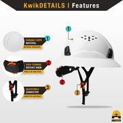 KwikSafety | Tortoise Shell Hard Hat | Product Features