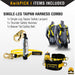 KwikSafety TAIPAN Flat 6’ Single-Leg Safety Lanyard with External Shock Absorber Fall Protection Device ANSI OSHA - Model No.: KS7705 - KwikSafety