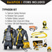 KwikSafety TYPHOON Safety Harness ANSI Fall Protection 3D Ring + Back Support - Model No.: KS6606 - KwikSafety