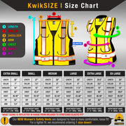 KwikSafety | Godmother Class 2 Safety Vest for Women | Size Chart