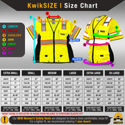 KwikSafety | Duchess Safety Vest for Women | Size Chart