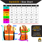 KwikSafety | First Lady Safety Vest for Women | Size Chart