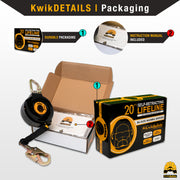 KwikSafety 20' MAMBA WEB Carbonate Housing Self Retracting Lifeline SRL - Model No.:KS7923 - KwikSafety