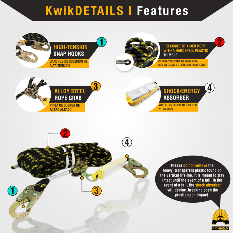 KwikSafety GATOR Temporary Reusable Roof Anchor ANSI Tested OSHA Compliant Roof Safety - Model No.: KS7802 - KwikSafety