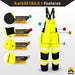 KwikSafety RIVER OTTER Rain Bib (INSULATED) Reflective Safety Rain Gear Heavy Duty ANSI OSHA Waterproof Fishing, Snow & Work Overalls - Model No.: KS9922 - KwikSafety