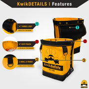 KwikSafety JoeyBAG Bolt Bag LIGHT-Duty Small Tool Bag Multi-Use Utility Pouch - Model No.: KS7780 - KwikSafety