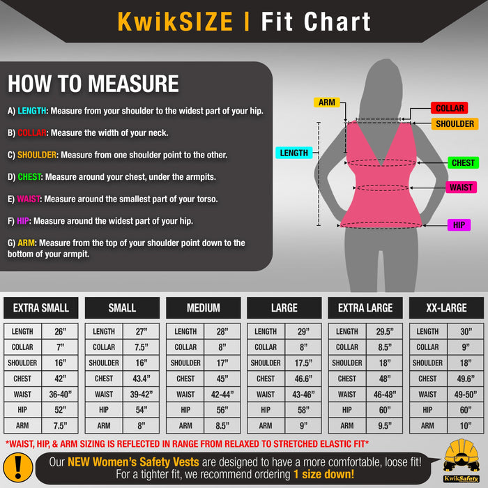 KwikSafety PINK LADY Safety Vest for Women (NEW SIZING) Hi Vis Reflective PPE Surveyor - Model No.: KS3319PL - KwikSafety