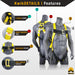 KwikSafety TSUNAMI (50FT) Vertical Lifeline Assembly ANSI OSHA Roofing Fall Protection - Model No.: KS7711 - KwikSafety