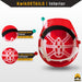 KwikSafety RED SHELL Hard Hat Type 1 Class C ANSI OSHA Compliant Standard Cap Style PPE - KwikSafety