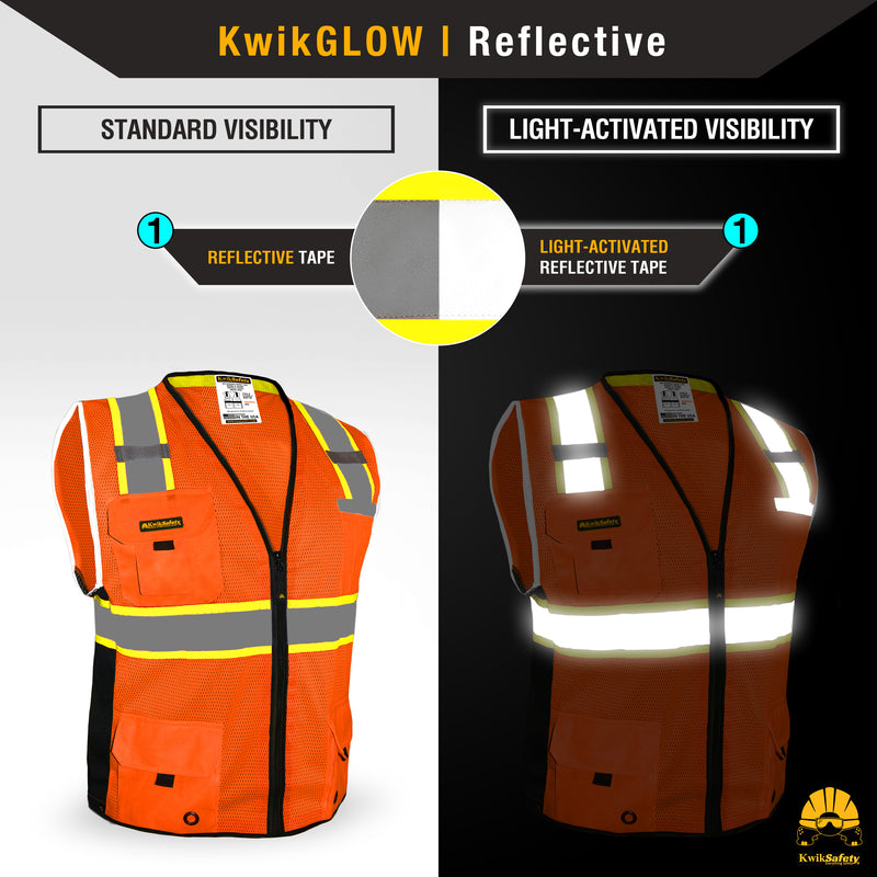 KwikSafety | Big Kahuna Safety Vest | Reflectivity