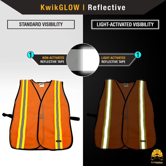 KwikSafety TRAFFIC Safety Vest - Model No.: KS3330 - KwikSafety