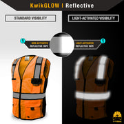 KwikSafety | Roadboss Economy Safety Vest | Reflectivity
