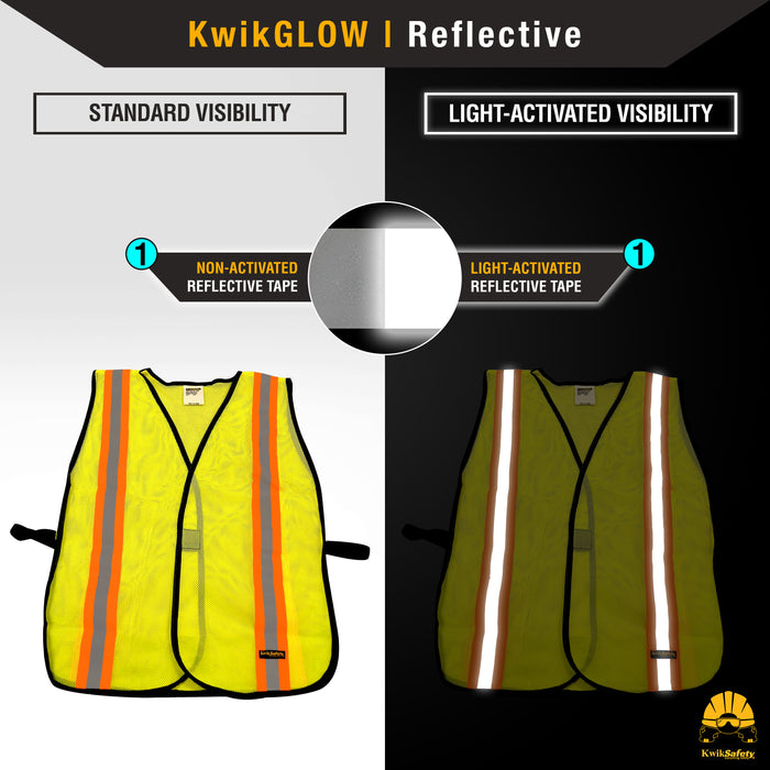 KwikSafety TRAFFIC Safety Vest - Model No.: KS3330 - KwikSafety