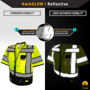 KwikSafety SPECIALIST Safety Vest (Multi-Use Pockets) Class 3 ANSI Tested OSHA Compliant Hi Vis Reflective PPE Surveyor  - Model No.: KS3304C3 - KwikSafety