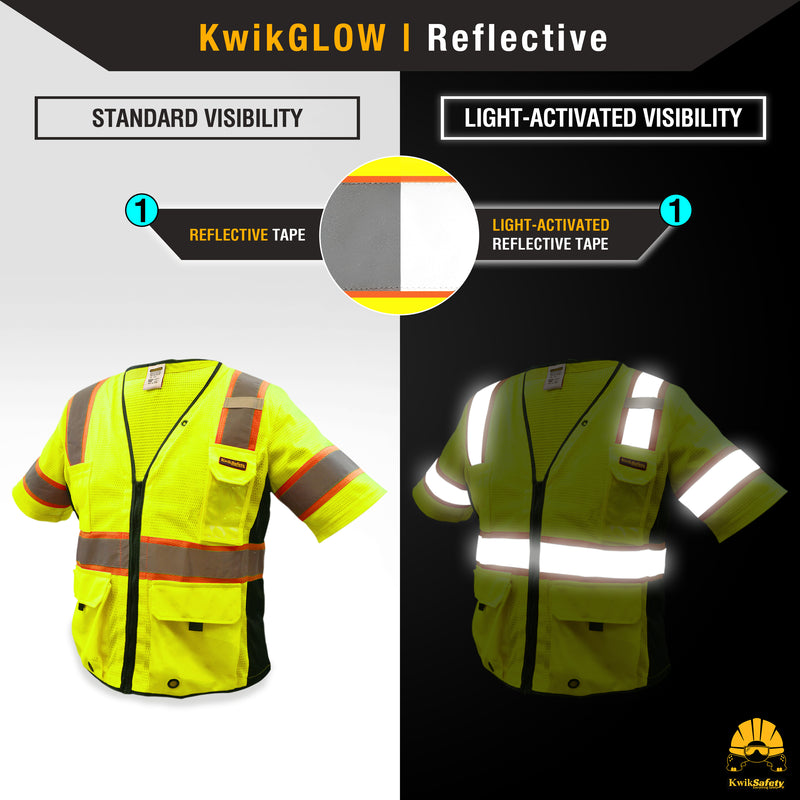KwikSafety | Chief Safety Vest | Reflectivity