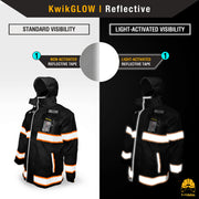 KwikSafety | Torrent Hi Vis Rain Jacket | Reflectivity