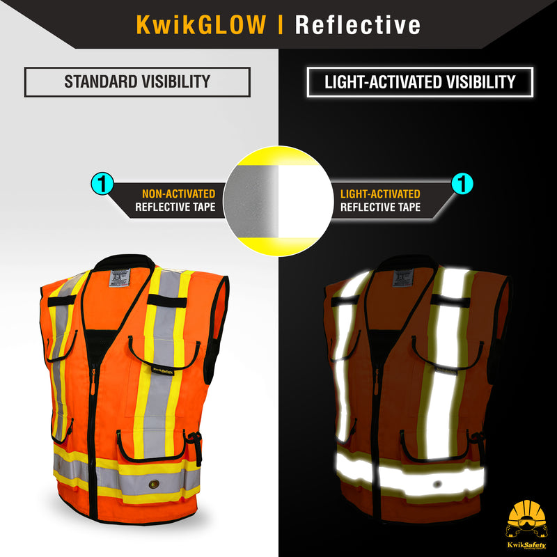 KwikSafety | Godfather Safety Vest | Reflectivity