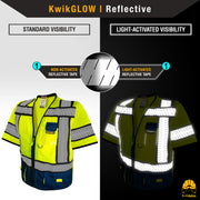 KwikSafety SHERIFF Safety Vest (Multi-Use Pockets) Class 3 ANSI Tested OSHA Compliant Hi Vis Reflective PPE Surveyor - Model No.: KS3305C3 - KwikSafety