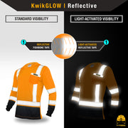 KwikSafety | Mechanic Long Sleeve Safety Shirt | Reflectivity