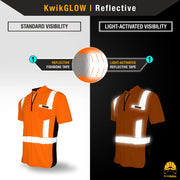 KwikSafety | Engineer Short Sleeve Safety Shirt | Reflectivity