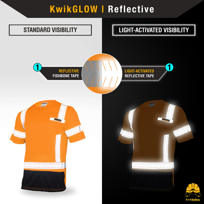 KwikSafety | Mechanic Short Sleeve Safety Shirt | Reflectivity
