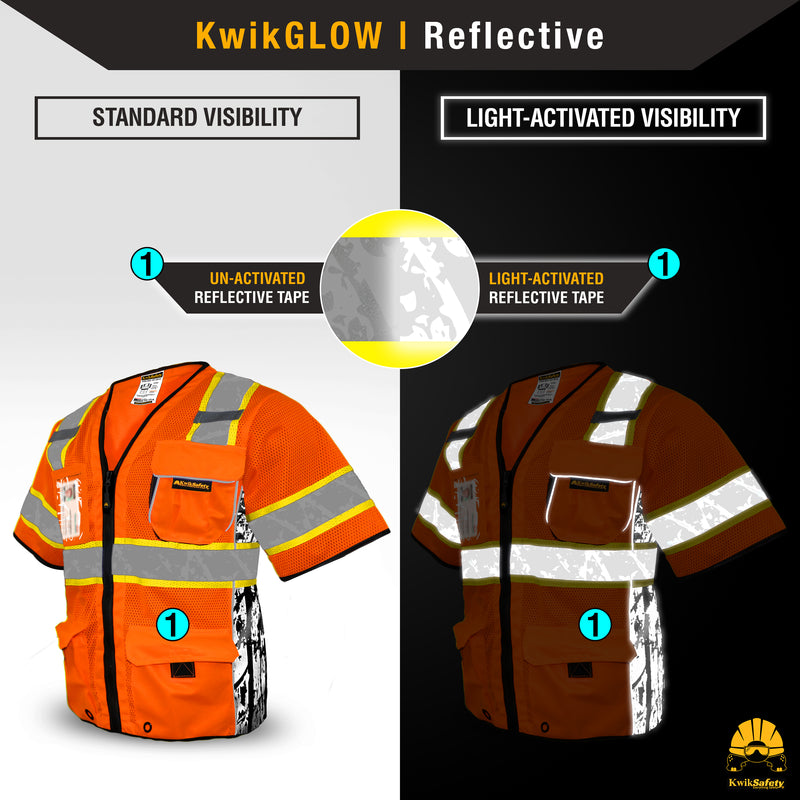 KwikSafety | Executive Highwayboss Safety Vest | Reflectivity