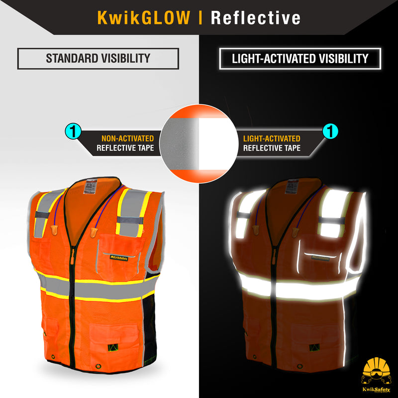 KwikSafety | Classic Safety Vest | Reflectivity