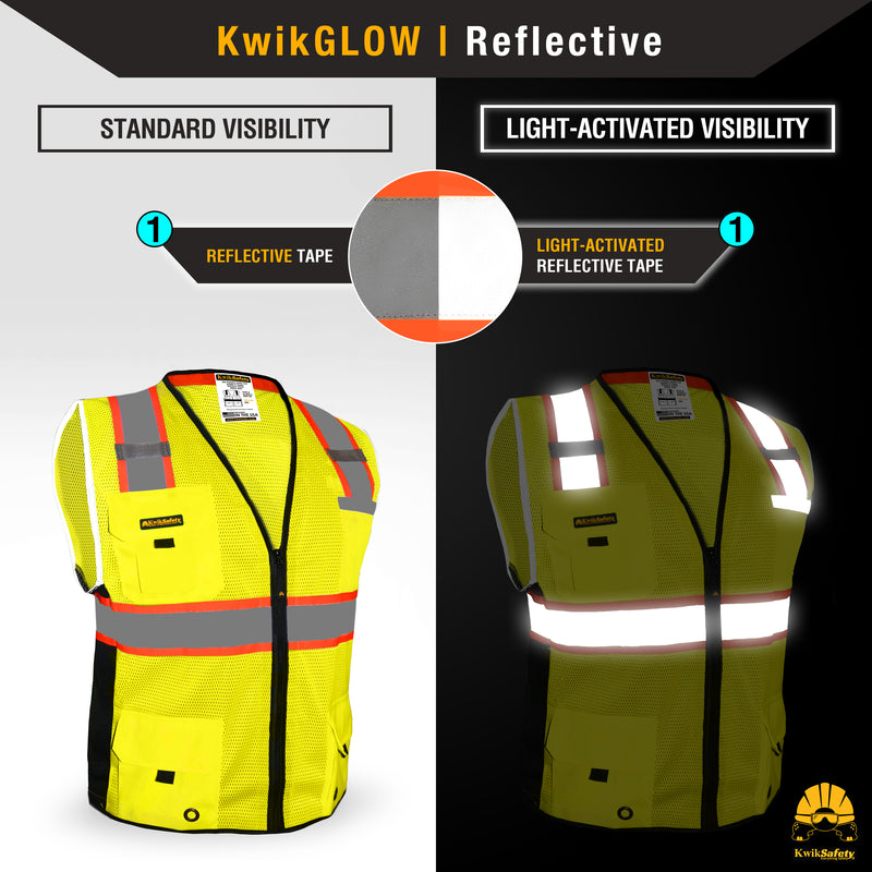 KwikSafety | Big Kahuna Safety Vest | Reflectivity