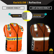 KwikSafety | Big Kahuna Digital Safety Vest | Reflectivity
