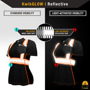 KwikSafety | Vixen Short Sleeve Safety Shirt | Reflectivity