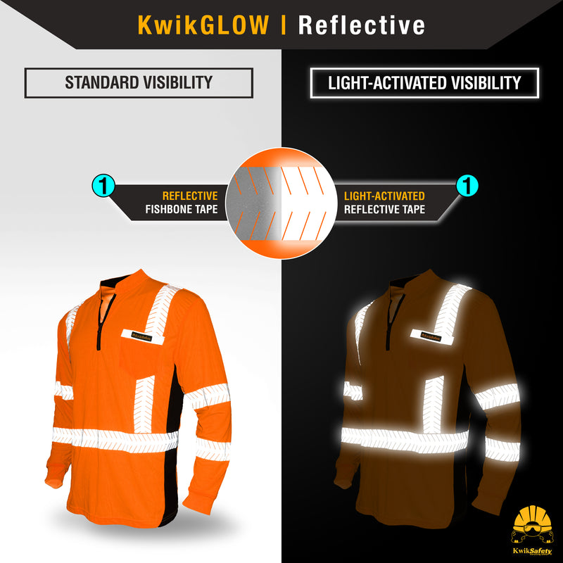 KwikSafety | Engineer Long Sleeve Safety Shirt | Reflectivity