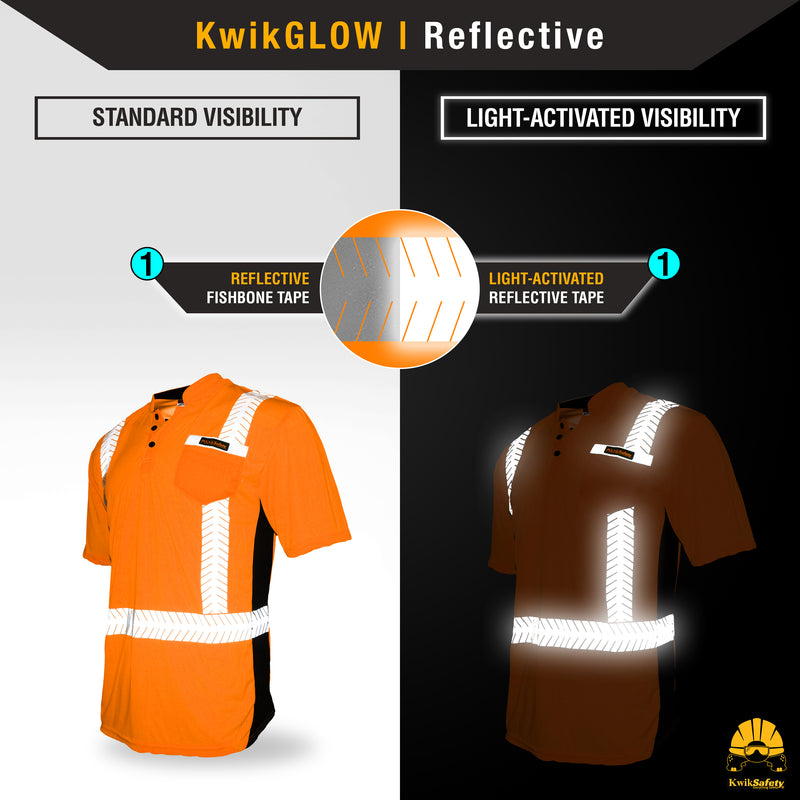 KwikSafety | Estimator Short Sleeve Safety Shirt | Reflectivity